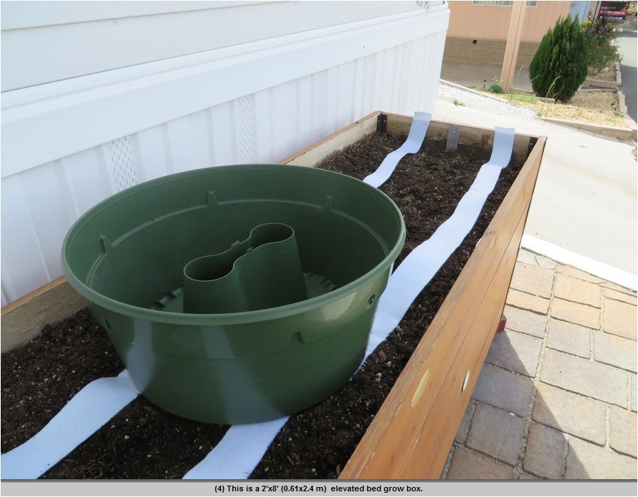 Create a planter where you can put the Groasis Waterboxx in. There has to be enough space for the capillary mats.