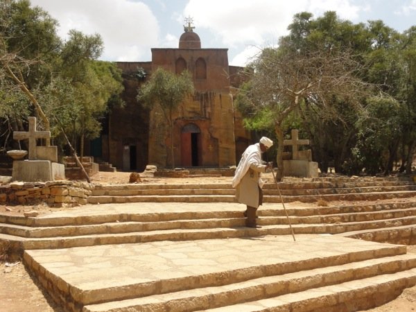 The 16th century Church of Wukro not built but hewn out of the solidrocks