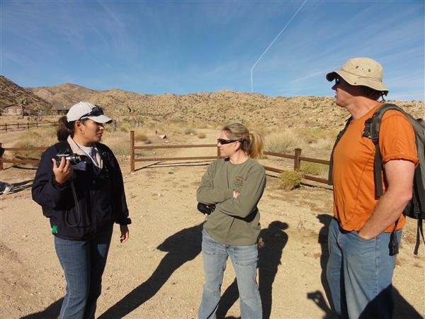 Volunteer  Ranger April Sall and Scientific Director Pete A\\\'Hearn