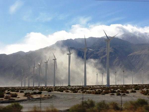 Sandstorm in Palm Springs