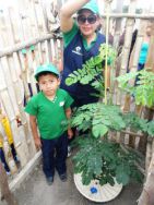 40 Green Musketeer tree planting project in Eciuador elementary school children competition planting trees
