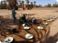 7. Planting 14 Waterboxx plant cocoons for Groasis   the boxes have been donated