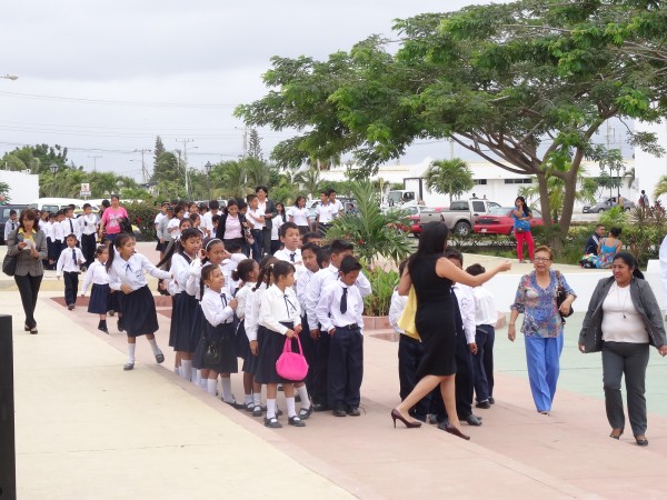 1 All the schoolchildren will plant trees together for the Green Musketeer project