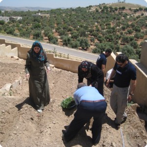 20120618   2 Planting trees together with the local community