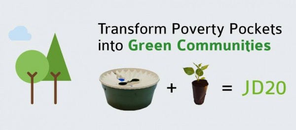 Transform poverty pockets into green communities