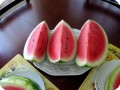 1. Grow watermelons in a water saving way  and eat them during the summer