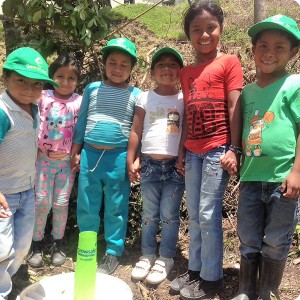 14. Teaching children how to plant trees  so they will have a nutricious and sustainable future