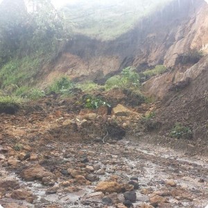 6. 20180219 Due to the heavy rainfall  the Groasis and WFP members couldn t reach the plant sites for hours