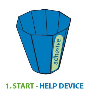 With this help device you can easily assemble the Growsafe Telescoprotexx