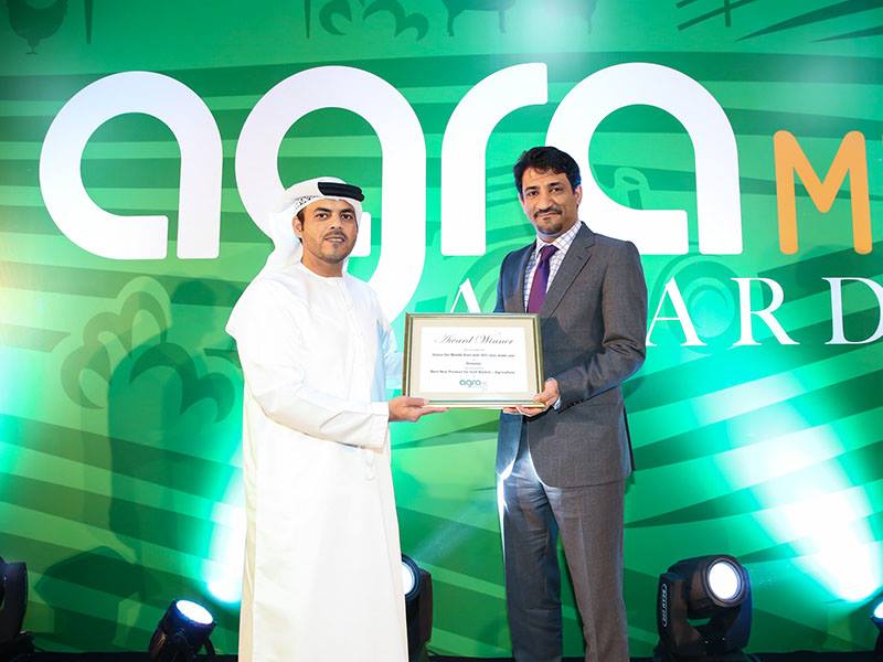 Groasis wint regelmatig awards en prijzen voor de waterbesparende technologie, zo ook de 'Best new Product for Gulf Market - Agriculture