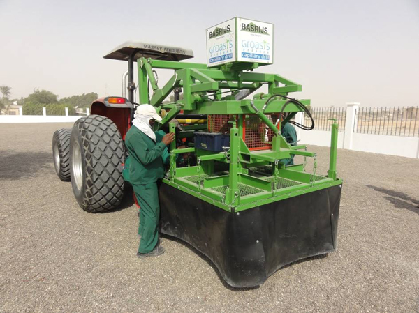 Use the capillary drills from Groasis to make fast and efficient planting holes to plant trees