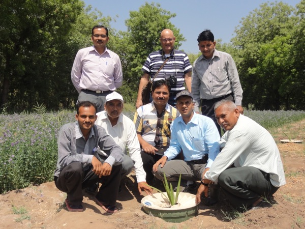 The BAIF research team together with Mr. Mitul Shah and Mr. Jan Lindeman from Indo Dutch Consultancy, April 2012.